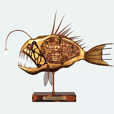 Illuminate Your Fishing Experience: Angler Fish 3D model image 1 