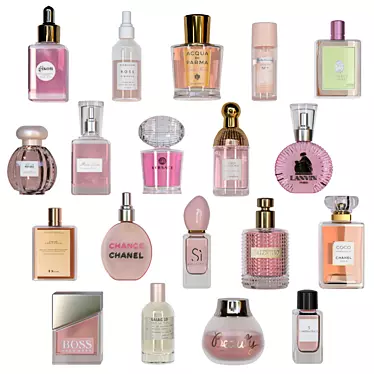 Scent Sensations: Complete Perfume Collection 3D model image 1 