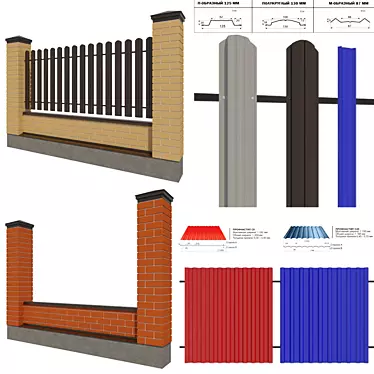 Versatile Fence Solutions for Any Project 3D model image 1 