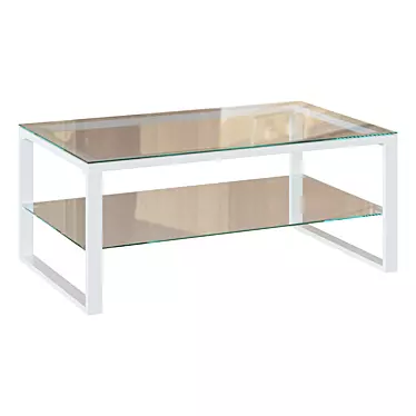 Modern Glass Table Navis 3D model image 1 