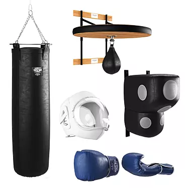 Ultimate Boxing Gym Set 3D model image 1 