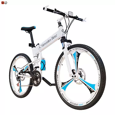 Mercedes Mountain Bike: Superior Performance & Style 3D model image 1 