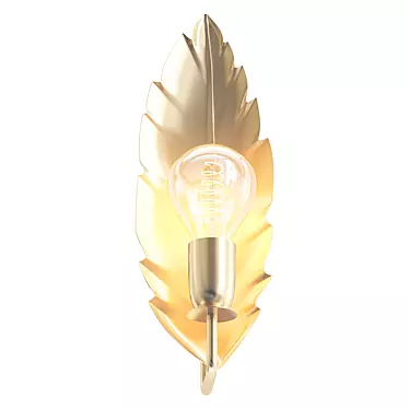 Ethereal Feather Wall Sconce 3D model image 1 