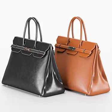 Elegant Ladies Hand Bag 3D model image 1 