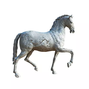 Majestic Equestrian Sculpture 3D model image 1 
