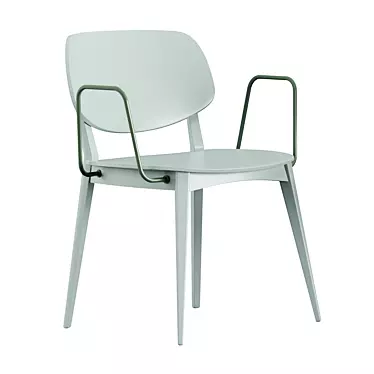 Belonging Wood Chair 3D model image 1 