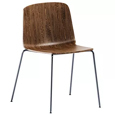 Rama Wooden Chair: Sleek & Sturdy 3D model image 1 