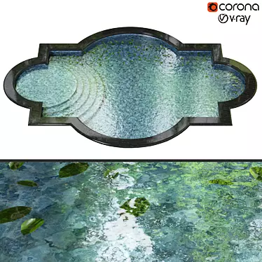  Aqua Oasis: Luxurious Swimming Pool 3D model image 1 