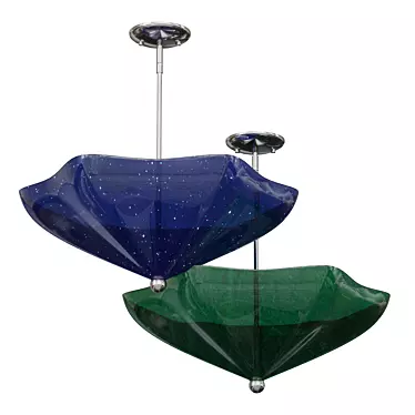 Elegant Corona-rendered Umbrella: 9504 Polys, Millimeter Dimensions 3D model image 1 