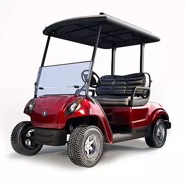 Yamaha Golf Car - Realistic and Reliable 3D model image 1 