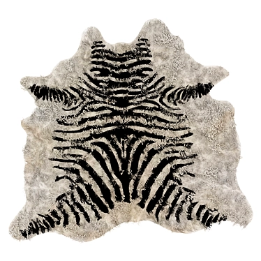Exquisite Animal Hide Rug 3D model image 1 