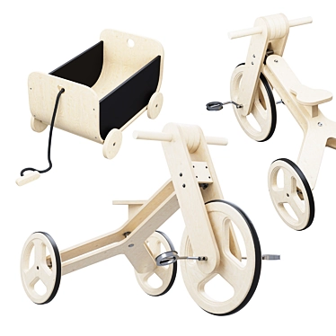 Joyride Kids Bicycle: Fun on Wheels! 3D model image 1 