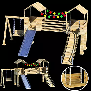 2015 Playground Set 3D model image 1 