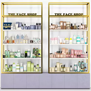 Title: Cosmetics Collection: Gel, Cream, Makeup 3D model image 1 