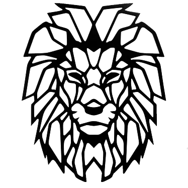 Stylish Lion Wall Decor 3D model image 1 