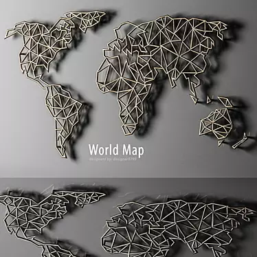 Global Metallic Map: Corona Render 3D model image 1 
