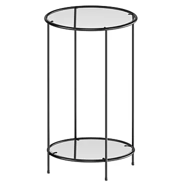 Sybil Tempered Glass Table 3D model image 1 