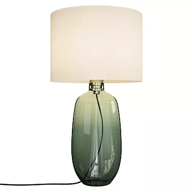 Elegant Audrey Glass Lamp 3D model image 1 