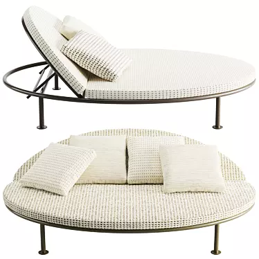 Borea Sunbeds: Stylish Comfort for Relaxation 3D model image 1 