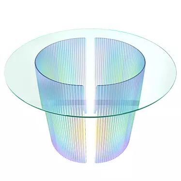 Minimalist Glass Coffee Table 3D model image 1 