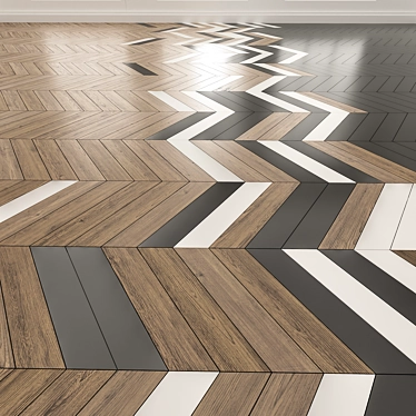 ParquetTile: The Perfect Flooring Solution 3D model image 1 