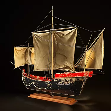 Seafarer's Dream Sailing Boat 3D model image 1 