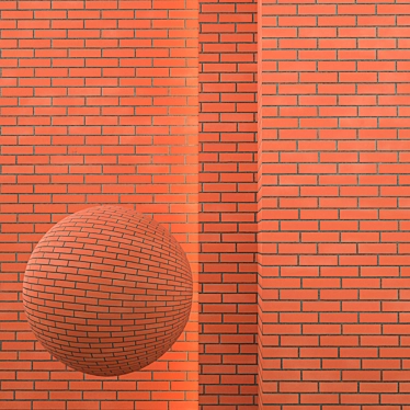 Seamless Brick with Multi-Texture Effects 3D model image 1 
