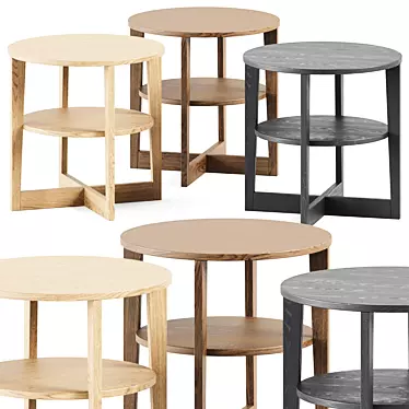 Stylish IKEA VEJMON Side Table 3D model image 1 