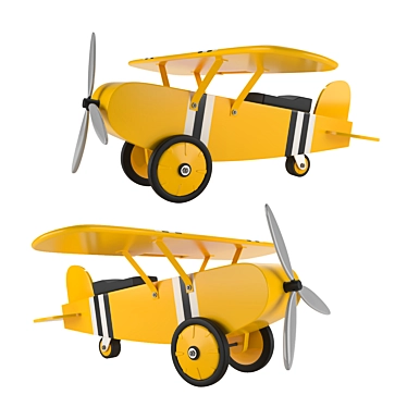 Sky Rider: Kids Airplane Toy 3D model image 1 
