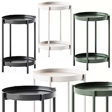 Ikea Olivblad: Elegant, Compact Side Table 3D model image 1 