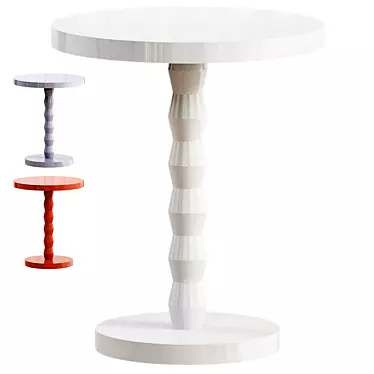  Minimalist Round Table: Lebooa 3D model image 1 