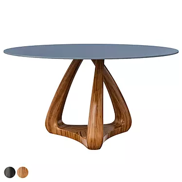 Modern Santos Dinner Table - Stylish and Functional 3D model image 1 