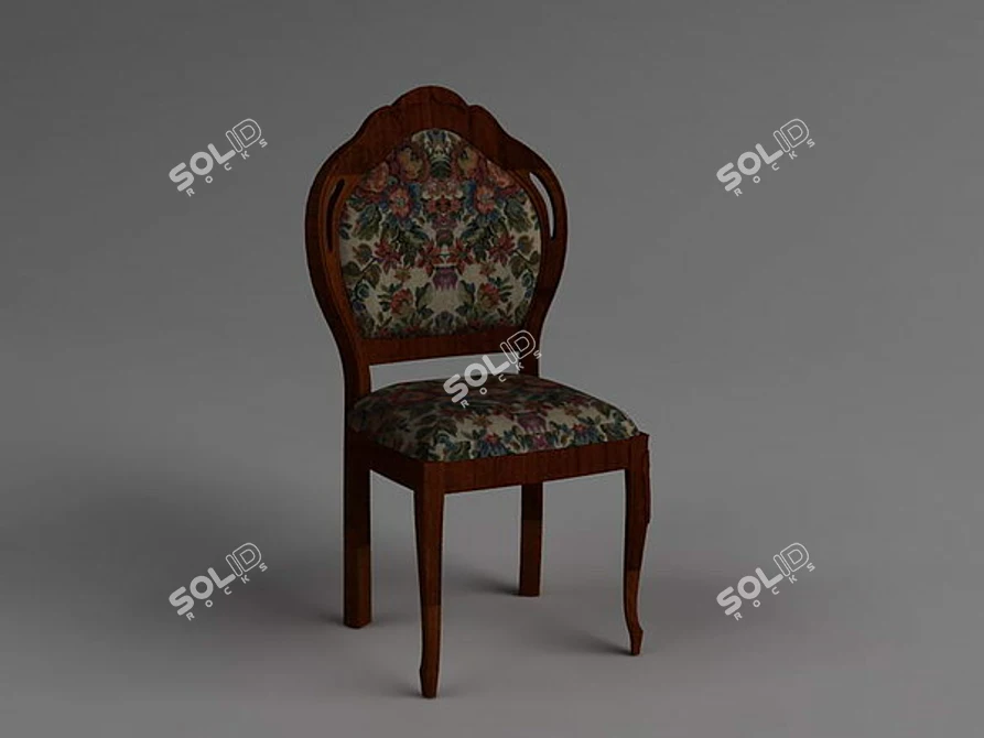 ErgoFit Comfort Chair 3D model image 1