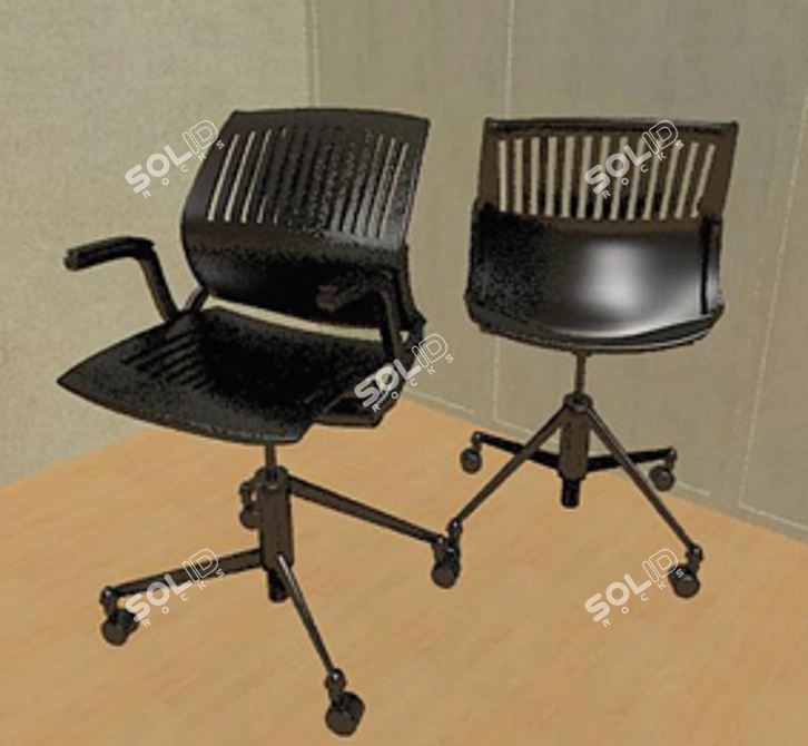 Title: Steelcase Seminar Chair 3D model image 1