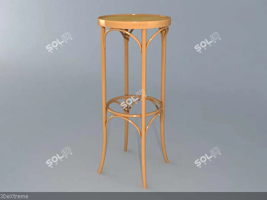 Elegant Bar Stool BST-9739/80 3D model image 1