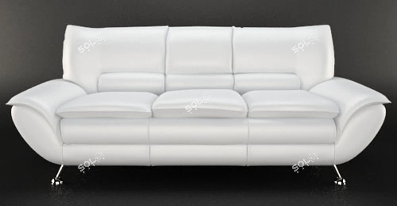 Elegant Model Sofa: Perfect Addition to Your Home 3D model image 1