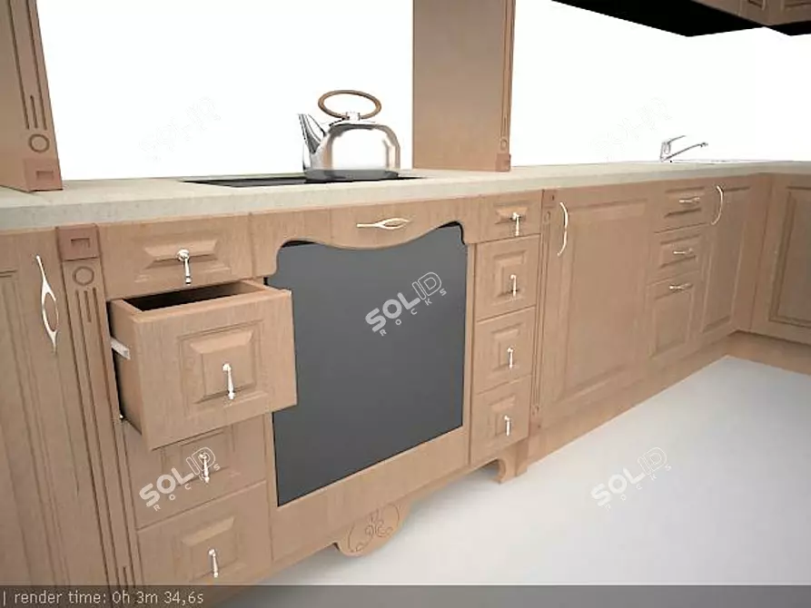 Timeless Kitchen Essentials 3D model image 1