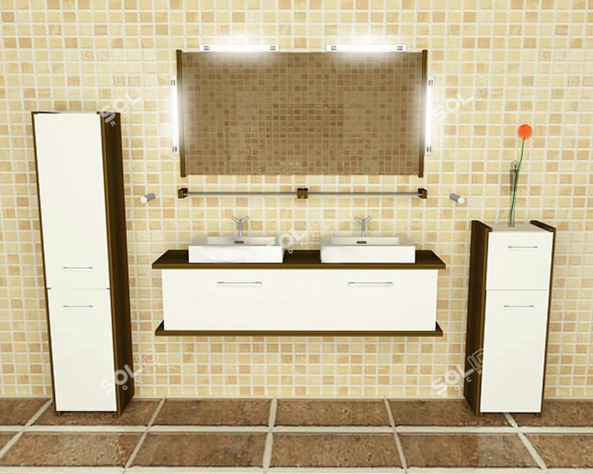 Bathroom Furniture
Antado Dolomite Washbasins 3D model image 1