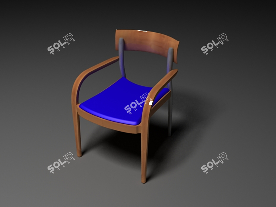 Italian Potoco Bali Chair 3D model image 1