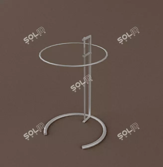 ALUMIX GLASS-TOP ADJUSTABLE TABLE 3D model image 1