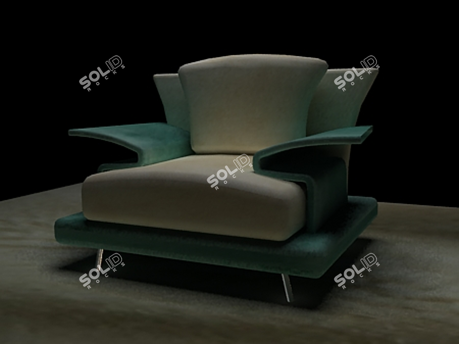 Luxury Armchair: Il Loft Super Roy 3D model image 1