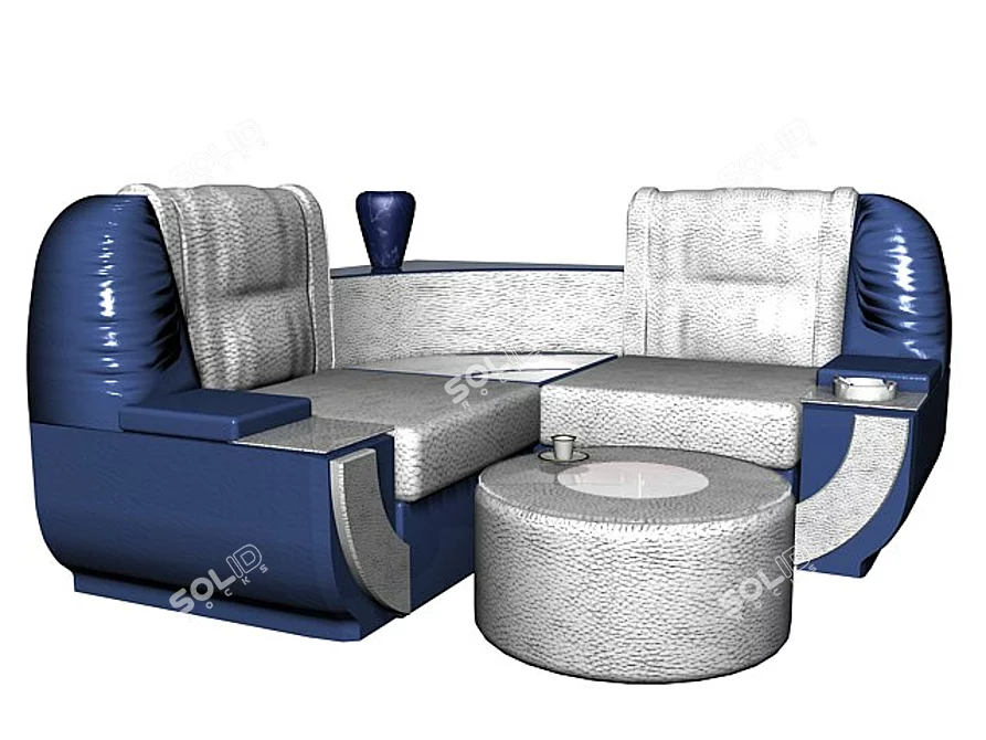 Custom-Made Office Sofa: Designed for Efficiency 3D model image 1