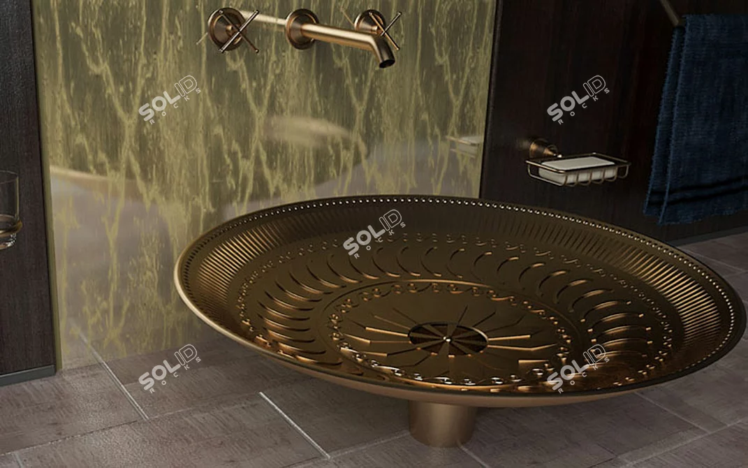 Luxury KOHLER Sink 3D model image 1