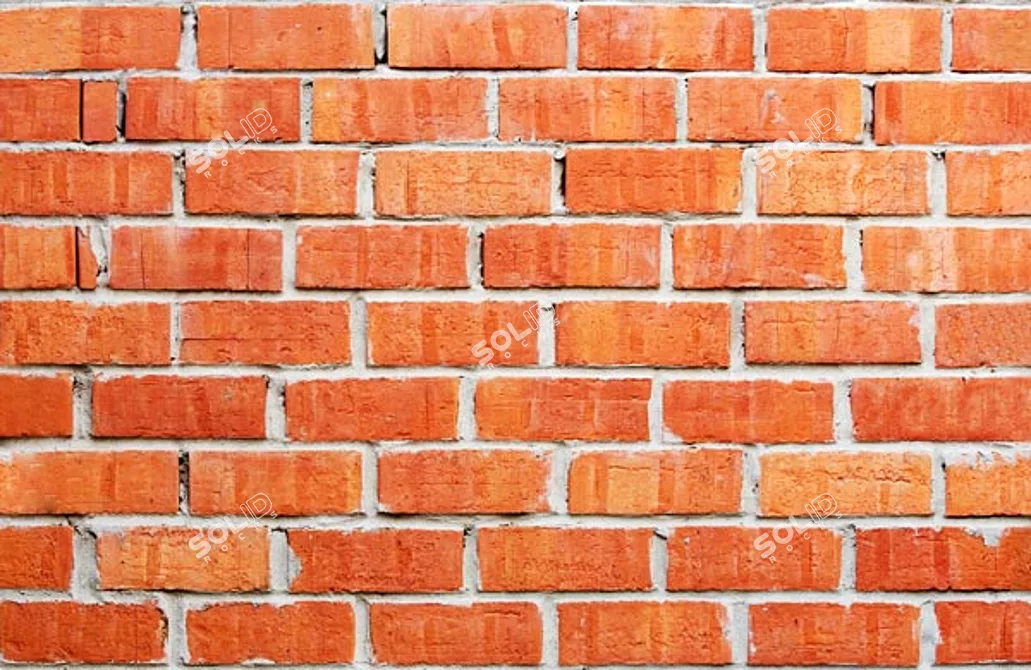 Brick Wall Photo 3D model image 1