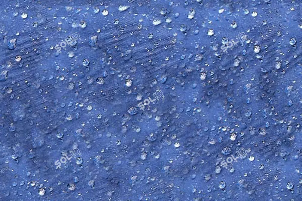 Rainy Fabric | Waterdrop Pattern 3D model image 1