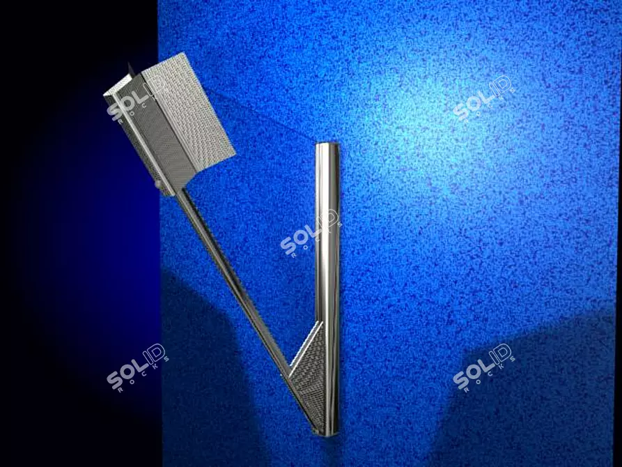 Minimalist LED Light Fixture 3D model image 1