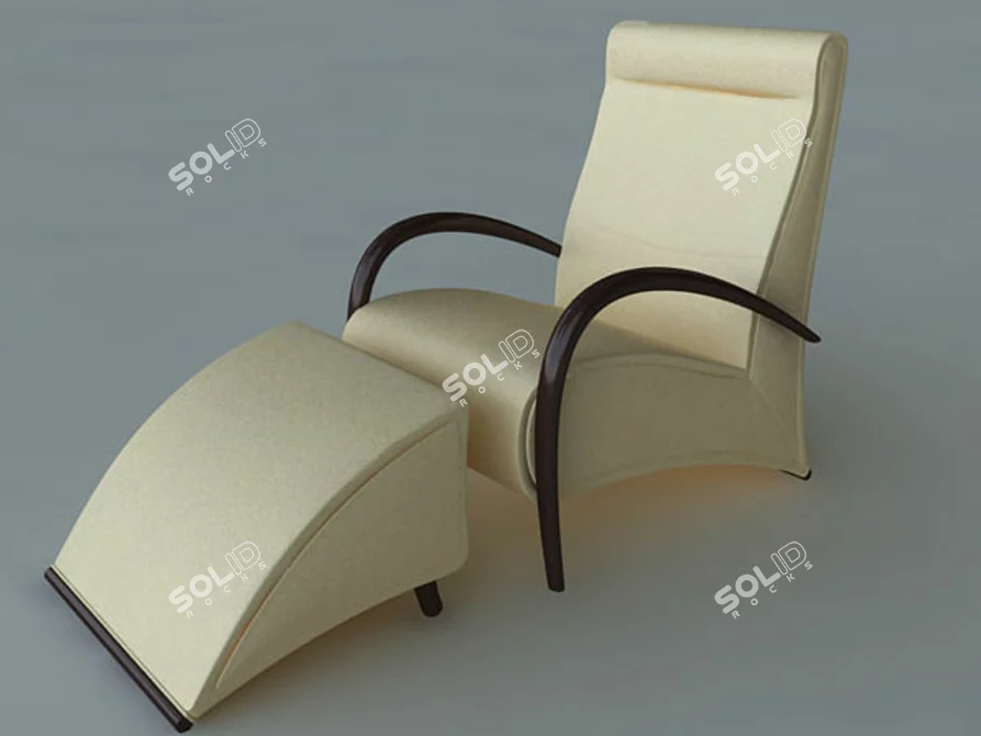 Luxury NIERI Carlotta Chair 3D model image 1