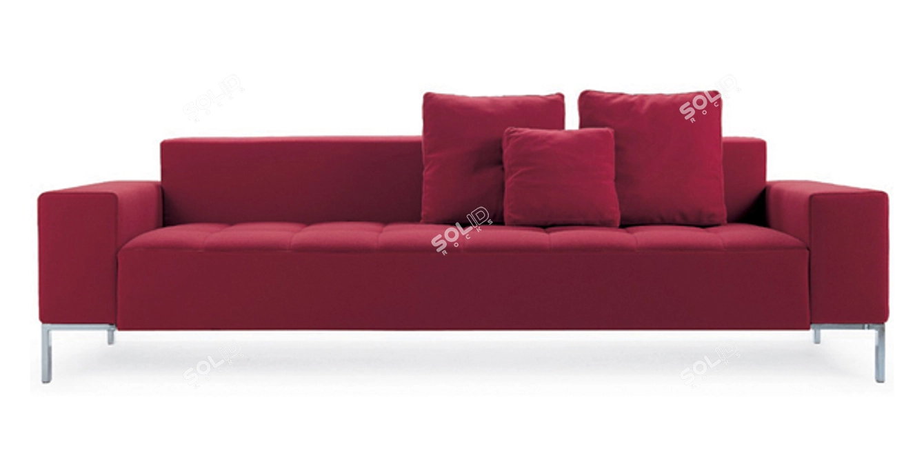 Italian Sofa: Elegant and Comfortable 3D model image 1