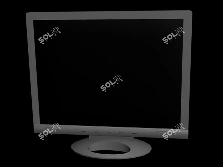 Lightweight Monitor 3D model image 1