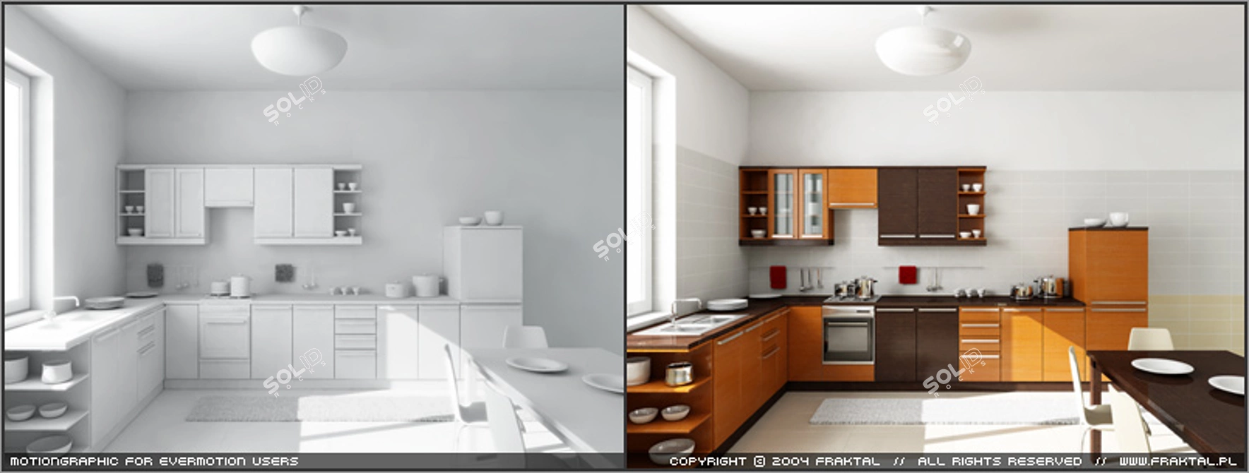 Sleek Kitchen Essentials 3D model image 1